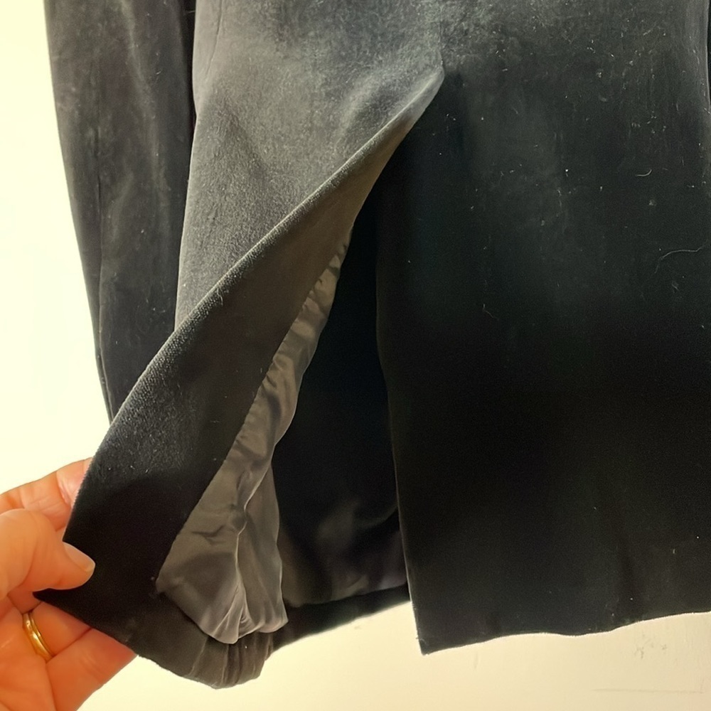 Ralph Lauren LRL Edwardian Tuxedo Black Velvet Blazer - Picture 4 of 13